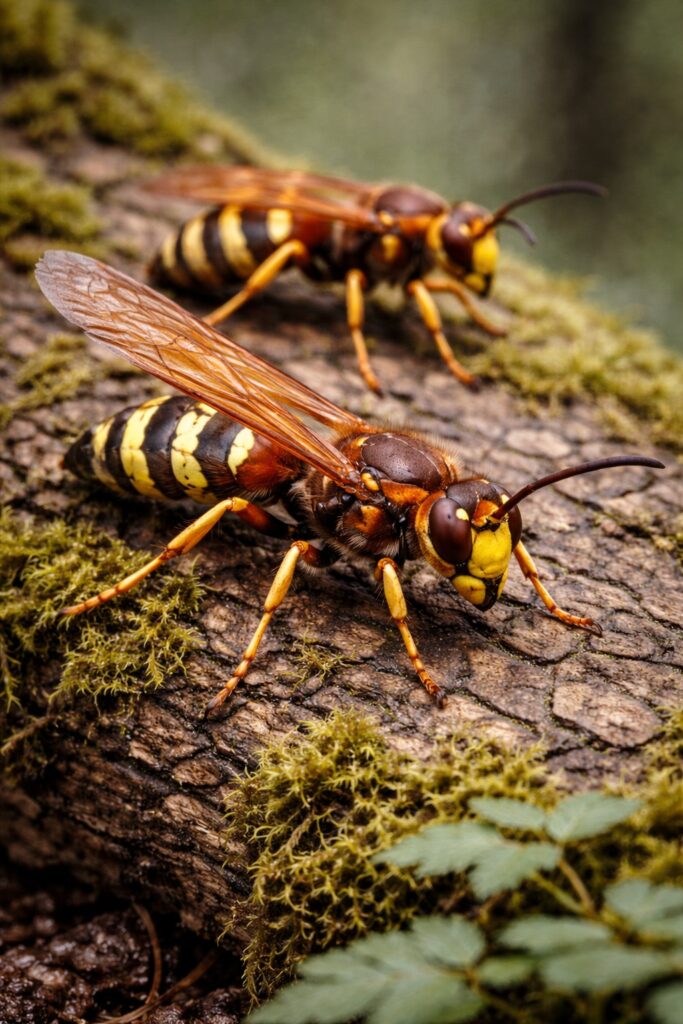 Cicada Killer Wasps (Sphecius speciosus)