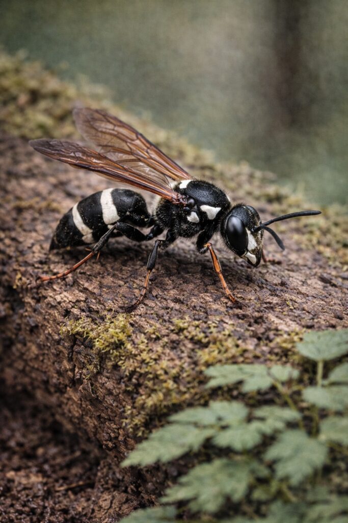 Mason Wasps (Monobia quadridens)