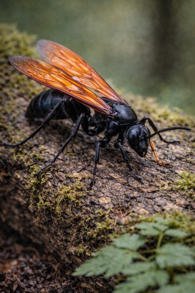 Tarantula Hawks (Pepsis and Hemipepsis spp.)