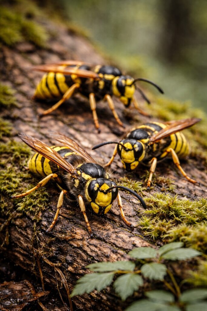  Yellowjackets (Vespula and Dolichovespula spp.)