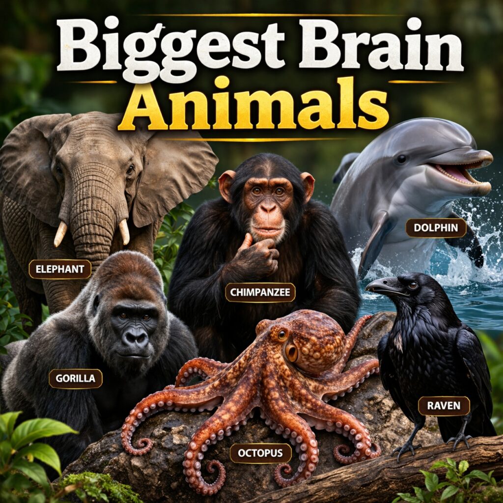 Biggest Brain Animals: Absolute and Relative Size